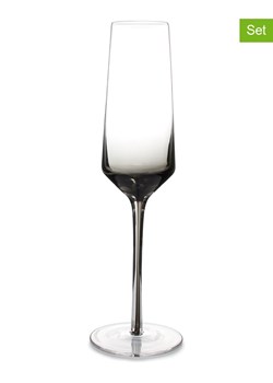 Salt and Pepper Kieliszki (2 szt.) "Secrets" w kolorze szarym do szampana - 230 ml ze sklepu Limango Polska w kategorii Naczynia - zdjęcie 188973770