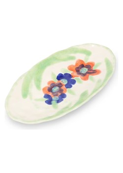 Salt and Pepper Półmisek "Fleur" w kolorze zielonym - 30,5 x 15,5 cm ze sklepu Limango Polska w kategorii Naczynia - zdjęcie 188973820