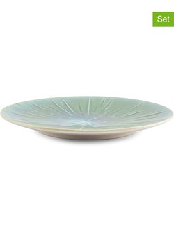 Salt and Pepper Talerze śniadaniowe (4 szt.) "Eclipse" w kolorze turkusowym - Ø 21 cm ze sklepu Limango Polska w kategorii Naczynia - zdjęcie 188973894