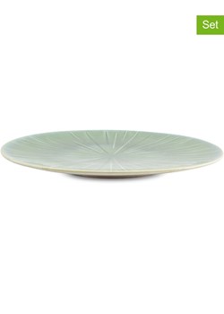 Salt and Pepper Talerze obiadowe (4 szt.) "Eclipse" w kolorze turkusowo-zielonym - Ø 28 cm ze sklepu Limango Polska w kategorii Naczynia - zdjęcie 188973901