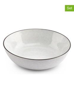Salt and Pepper Miski (4 szt.) "Fina" w kolorze biało-czarnym - wys. 4 x Ø 13 cm ze sklepu Limango Polska w kategorii Naczynia - zdjęcie 188973913