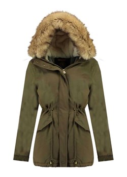 Geographical Norway Parka "Ampuria" w kolorze khaki ze sklepu Limango Polska w kategorii Kurtki damskie - zdjęcie 188975373