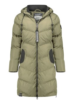 Geographical Norway Płaszcz zimowy "Bonus" w kolorze khaki ze sklepu Limango Polska w kategorii Kurtki damskie - zdjęcie 188976364