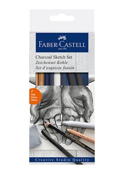 Faber-Castell 7-częściowy zestaw "Kohle" ze sklepu Limango Polska w kategorii Akcesoria biurowe - zdjęcie 188979513