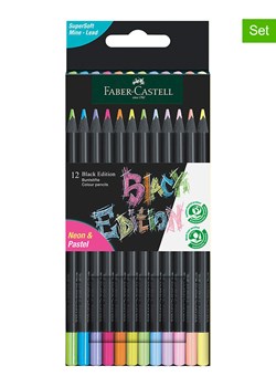 Faber-Castell Kredki (24 szt.) "Black Edition - Neon + Pastell" ze sklepu Limango Polska w kategorii Akcesoria biurowe - zdjęcie 188979521