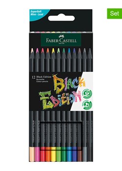 Faber-Castell Kredki (24 szt.) "Black Edition" ze sklepu Limango Polska w kategorii Akcesoria biurowe - zdjęcie 188979523