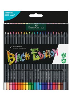 Faber-Castell Kredki (24 szt.) "Black Edition" ze sklepu Limango Polska w kategorii Akcesoria biurowe - zdjęcie 188979533