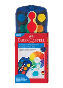 Faber-Castell Farbki (12 szt.) "Connector" w kolorze niebieskim ze sklepu Limango Polska w kategorii Zabawki - zdjęcie 188979550
