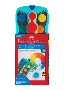 Faber-Castell Farbki (12 szt.) "Connector" w kolorze turkusowym ze sklepu Limango Polska w kategorii Zabawki - zdjęcie 188979553
