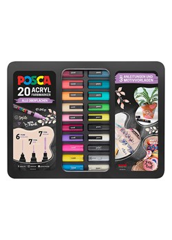Posca Akrylowe zakreślacze (20 szt.) "Uni Posca" ze sklepu Limango Polska w kategorii Akcesoria biurowe - zdjęcie 188979582