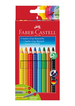 Faber-Castell Kredki (10 szt.) "Jumbo Grip" ze sklepu Limango Polska w kategorii Akcesoria biurowe - zdjęcie 188979614