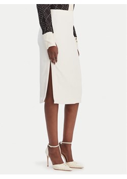 Elisabetta Franchi Spódnica ołówkowa GO-164-61E2-V250 Biały Regular Fit ze sklepu MODIVO w kategorii Spódnice - zdjęcie 188979690