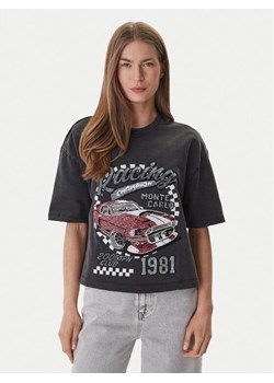 Guess T-Shirt W6GI20 K3133 Szary Relaxed Fit ze sklepu MODIVO w kategorii Bluzki damskie - zdjęcie 188979790