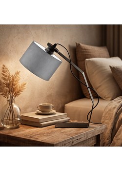 Elegancka lampka nocna z abażurem w stylu skandynawskim HAGA ze sklepu Lysne w kategorii Lampy stołowe - zdjęcie 188980541
