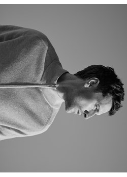 Reserved - Rozpinany sweter z wełną - beżowy ze sklepu Reserved w kategorii Swetry męskie - zdjęcie 188980700