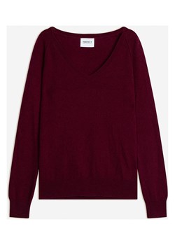 Perfect Cashmere Kaszmirowy sweter "Penelope" w kolorze bordowym ze sklepu Limango Polska w kategorii Swetry damskie - zdjęcie 188981061