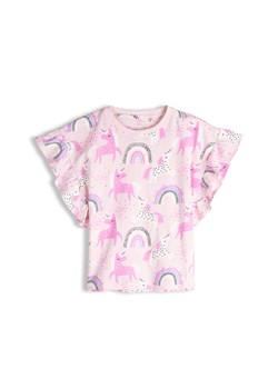 GATE Bawełniana koszulka z nadrukiem 3Y ze sklepu gateshop w kategorii Bluzki dziewczęce - zdjęcie 188981560