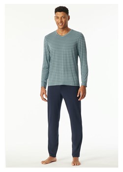 Schiesser Piżama w kolorze turkusowo-granatowym ze sklepu Limango Polska w kategorii Piżamy męskie - zdjęcie 188983314