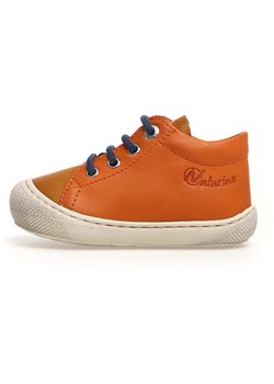 Naturino Skórzane buty "Cocoon" w kolorze pomarańczowym do nauki chodzenia ze sklepu Limango Polska w kategorii Buciki niemowlęce - zdjęcie 188983982