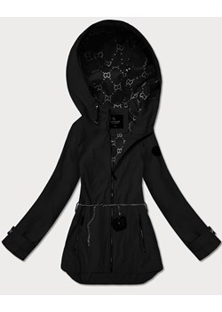 Damska kurtka z łańcuszkiem Goodlookin czarna (KK6021-1) ze sklepu goodlookin.pl w kategorii Kurtki damskie - zdjęcie 188984260