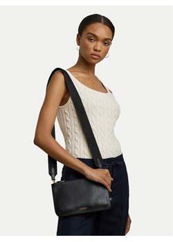 Torebka LAUREN RALPH LAUREN 431970155001 Czarny ze sklepu eobuwie.pl w kategorii Kopertówki - zdjęcie 188984641