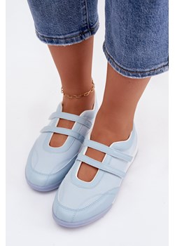 Damskie Baleriny W Sportowym Stylu Niebieskie Farvessa ze sklepu ZAZOO w kategorii Balerinki - zdjęcie 188985324