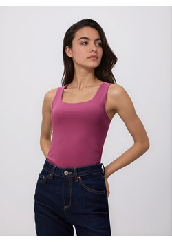 Reserved - Gładki top - jasnofioletowy ze sklepu Reserved w kategorii Bluzki damskie - zdjęcie 188985791