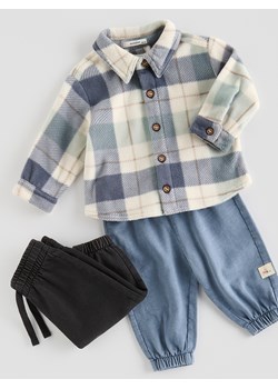 Reserved - Koszula w kratę - niebieski ze sklepu Reserved w kategorii Koszulki niemowlęce - zdjęcie 188985860