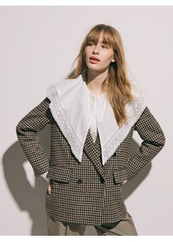 Reserved - Koszula z dekoracyjnym kołnierzem - biały ze sklepu Reserved w kategorii Bluzki damskie - zdjęcie 188986041