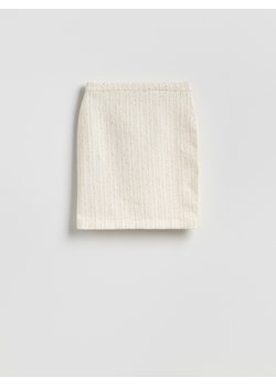 Reserved - Spódnica mini - złamana biel ze sklepu Reserved w kategorii Spódnice - zdjęcie 188986213