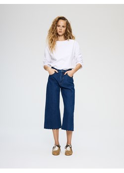 Reserved - Jeansy culotte - niebieski ze sklepu Reserved w kategorii Jeansy damskie - zdjęcie 188986320