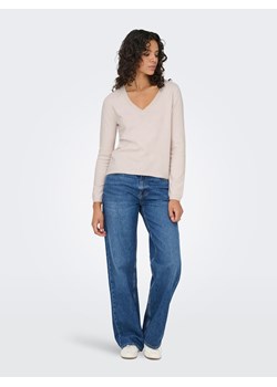 ONLY Sweter w kolorze beżowym ze sklepu Limango Polska w kategorii Swetry damskie - zdjęcie 188986764