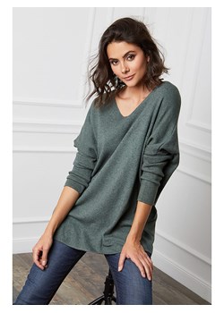 Joséfine Sweter "Beder" w kolorze khaki ze sklepu Limango Polska w kategorii Swetry damskie - zdjęcie 188986961