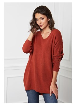 Joséfine Sweter "Beder" w kolorze ceglanym ze sklepu Limango Polska w kategorii Swetry damskie - zdjęcie 188986980