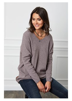 Joséfine Sweter "Beder" w kolorze szarobrązowym ze sklepu Limango Polska w kategorii Swetry damskie - zdjęcie 188986984