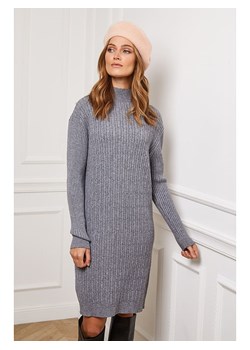 Joséfine Sukienka dzianinowa "Doumbia" w kolorze szarym ze sklepu Limango Polska w kategorii Sukienki - zdjęcie 188986994