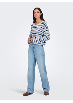 ONLY Sweter w kolorze błękitno-niebiesko-kremowym ze sklepu Limango Polska w kategorii Swetry damskie - zdjęcie 188988104