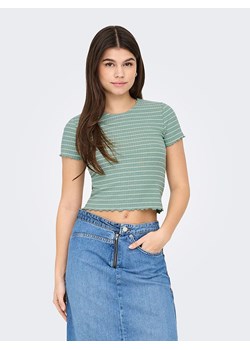 ONLY Koszulka "Emma" w kolorze turkusowym ze sklepu Limango Polska w kategorii Bluzki damskie - zdjęcie 188988503