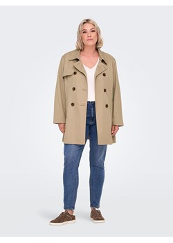 ONLY Carmakoma Trencz w kolorze beżowym ze sklepu Limango Polska w kategorii Płaszcze damskie - zdjęcie 188988642