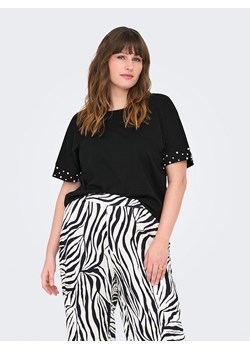 ONLY Koszulka w kolorze czarnym ze sklepu Limango Polska w kategorii Bluzki damskie - zdjęcie 188989350