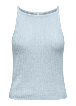 ONLY Top dzianinowy w kolorze błękitnym ze sklepu Limango Polska w kategorii Bluzki damskie - zdjęcie 188989423