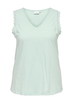 ONLY Carmakoma Top "Lila" w kolorze turkusowym ze sklepu Limango Polska w kategorii Bluzki damskie - zdjęcie 188989571