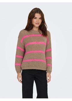 ONLY Sweter w kolorze jasnobrązowo-różowym ze sklepu Limango Polska w kategorii Swetry damskie - zdjęcie 188989954