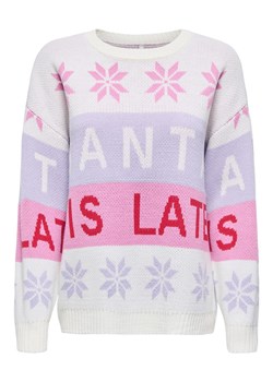 ONLY Sweter w kolorze biało-lawendowo-różowym ze sklepu Limango Polska w kategorii Swetry damskie - zdjęcie 188989990