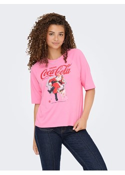 ONLY Koszulka w kolorze jasnoróżowym ze sklepu Limango Polska w kategorii Bluzki damskie - zdjęcie 188990033