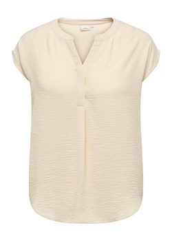 ONLY Carmakoma Koszulka "Hilla" w kolorze beżowym ze sklepu Limango Polska w kategorii Bluzki damskie - zdjęcie 188990081