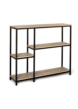 IDOMYA Essentials Konsola "Memphis" w kolorze jasnobrązowo-czarnym - 100 x 80 x 30 cm ze sklepu Limango Polska w kategorii Meble - zdjęcie 188993431