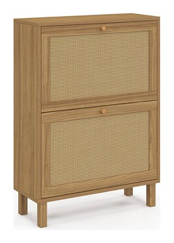 IDOMYA Essentials Szafka "Erin" w kolorze jasnobrązowym na buty - 60 x 83,5 x 23,5 cm ze sklepu Limango Polska w kategorii Szafy - zdjęcie 188993651