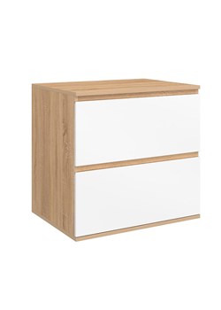 IDOMYA Essentials Szafka "Tom" w kolorze biało-jasnobrązowym pod umywalkę - 60 x 60 x 45 cm ze sklepu Limango Polska w kategorii Szafy - zdjęcie 188993721