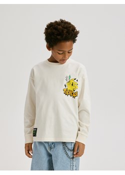 Reserved - Longsleeve Pokémon - złamana biel ze sklepu Reserved w kategorii T-shirty chłopięce - zdjęcie 188997144